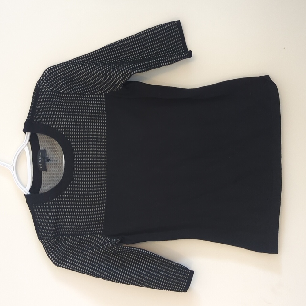 Rag & Bone stretchy mesh top